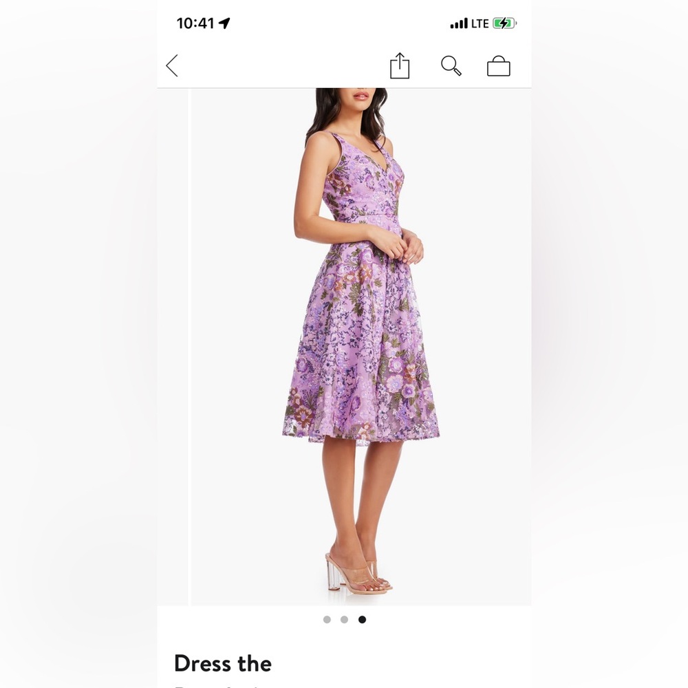 Dress the population lavender Dress